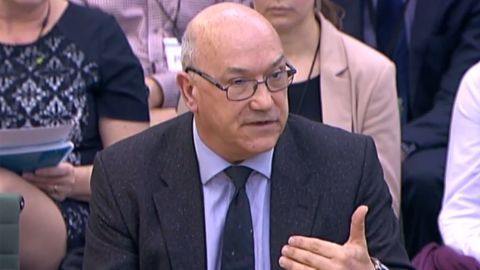 Former Oxfam CEO Mark Goldring, who resigned in February. 