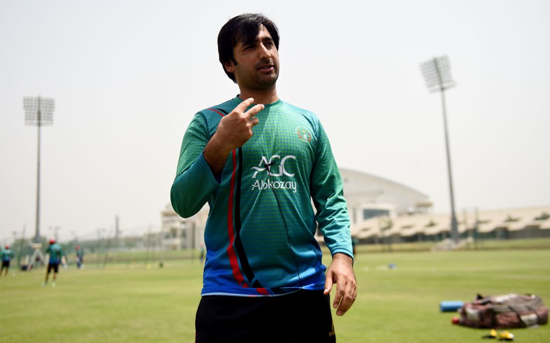 Afghanistan cricket team captain Asghar Stanikzai during an interview at a cricket stadium in Greater Noida on May 7.