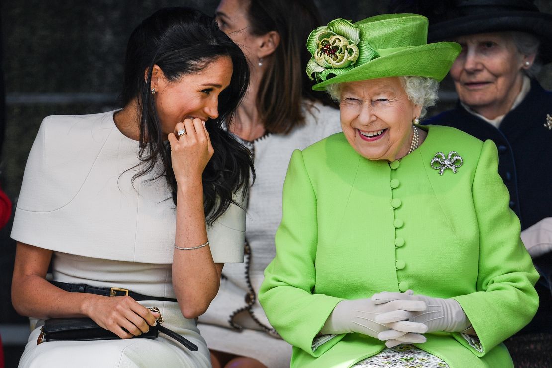 Queen Elizabeth II will be one of the first to hear news of the birth of Meghan and Harry's baby.