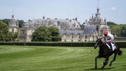 CHANTILLY, FRANCE - JUNE 03: A general view as a runner pass The Chateau de Chantilly during the Prix du Jockey Club meeting at Hippodrome de Chantilly on June 3, 2018 in Chantilly, France. (Photo by Alan Crowhurst/Getty Images)