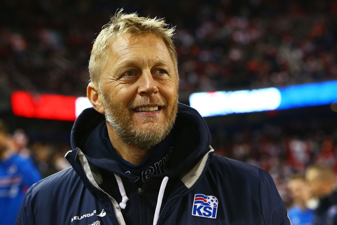 Heimir Hallgrimsson will lead Iceland at its first ever World Cup.
