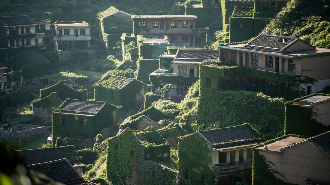 See Inside a Ghost Town of Abandoned Mansions in China