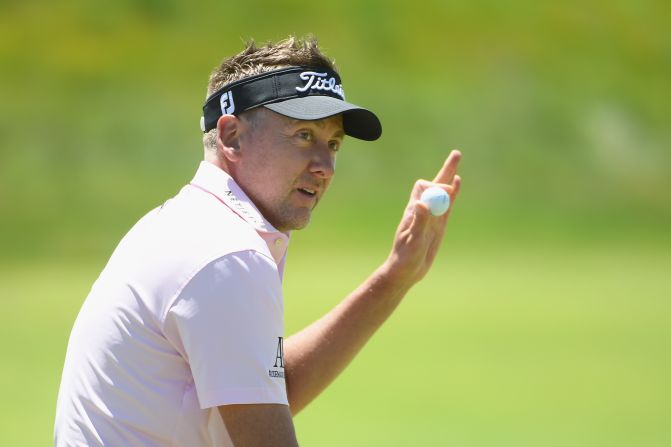 Englishman Ian Poulter was another on one under despite labeling it "extremely difficult."