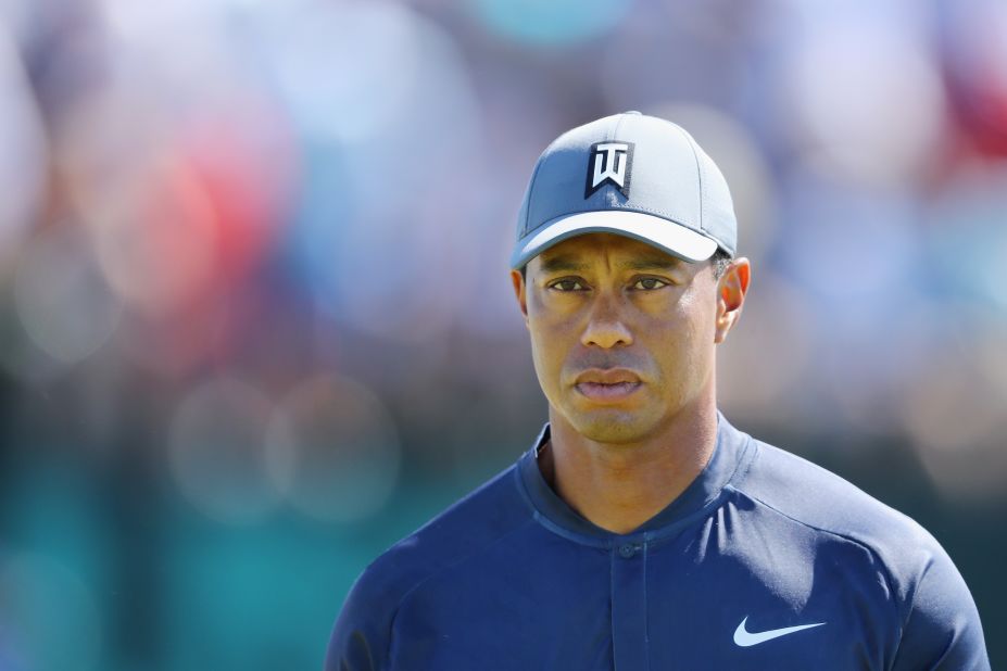 The 42-year-old Woods fought back to reach the turn at three over but let slip two double bogeys on the back nine and ended with an eight-over 78.