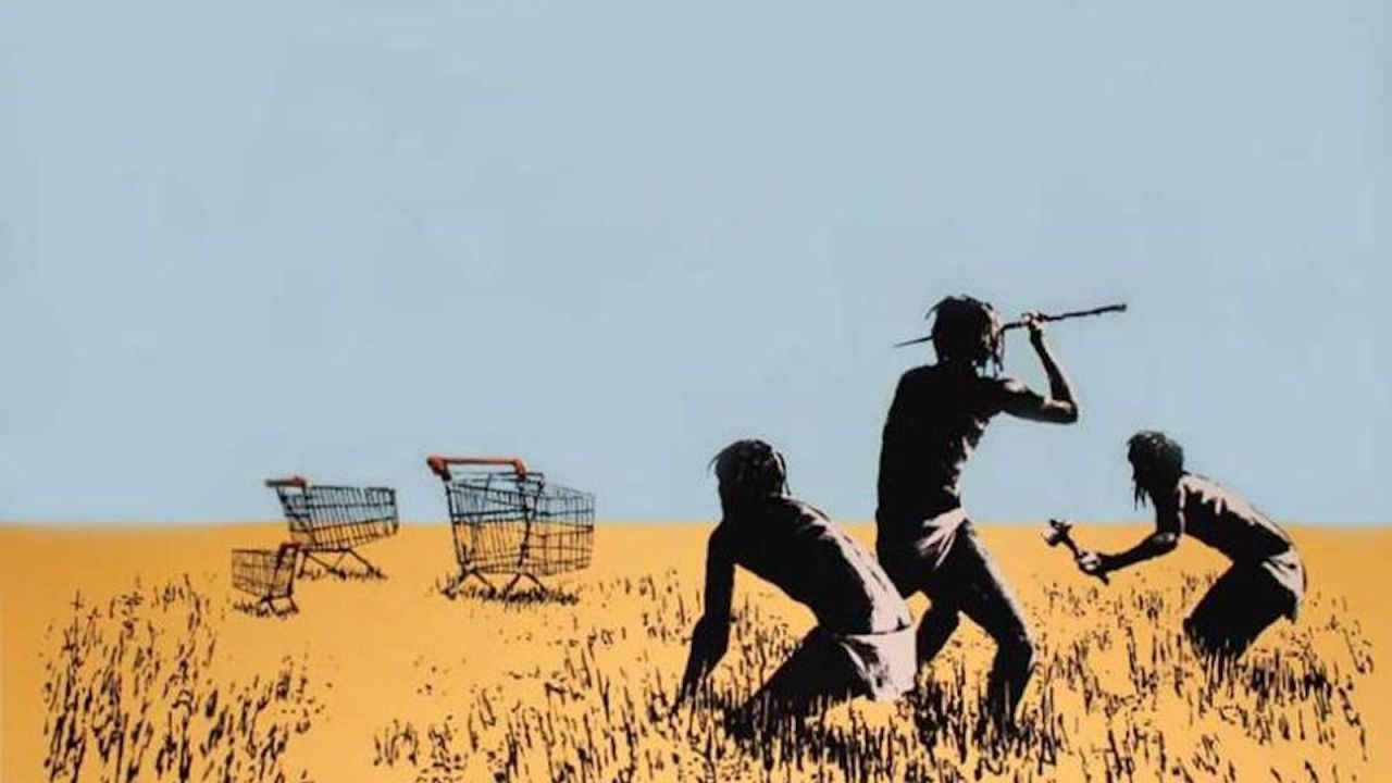Banksy's "Trolley Hunters" was stolen from an exhibition, according to Toronto Police Service. 