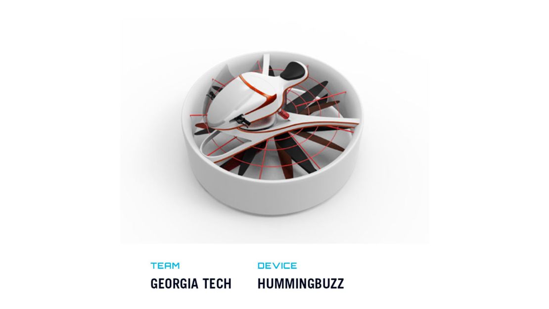 Georgia Tech's team submitted this blueprint, called HummingBuzz.