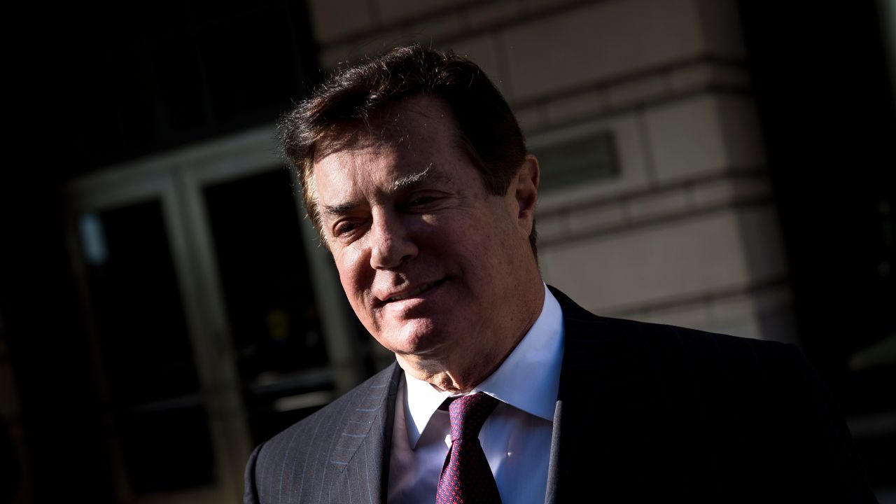 Former Trump campaign chairman Paul Manafort leaves Federal Court on December 11, 2017 in Washington, DC.
In October, Trump's one-time campaign chairman Paul Manafort and his deputy Rick Gates were arrested on money laundering and tax-related charges. Brendan Smialowski/AFP/Getty Images    