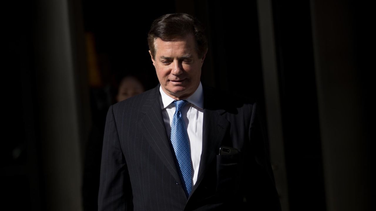 Paul Manafort, former campaign manager for Donald Trump, exits the E. Barrett Prettyman Federal Courthouse, February 28, 2018 in Washington, DC. This is Manafort's first court appearance since his longtime deputy Rick Gates pleaded guilty last week in special counsel Robert MuellerÕs Russia probe. Drew Angerer/Getty Images