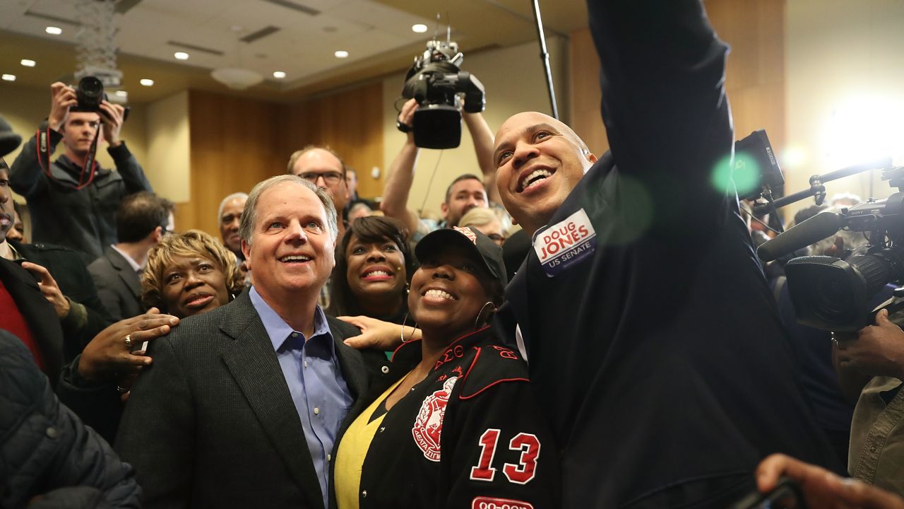 cory booker doug jones