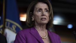WASHINGTON, DC - JUNE 13: House Minority Leader Nancy Pelosi,  (D-CA) speaks during a news conference held by House Democrats condemning the Trump Administration's targeting of the Affordable Care Act's pre-existing condition, in the US Capitol on June 13, 2018 in Washington, DC. (Toya Sarno Jordan/Getty Images)