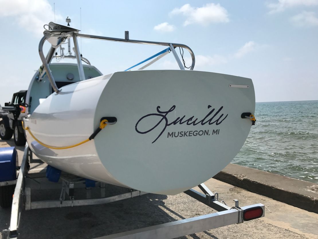 Carlson's boat Lucille cost about $75,000.