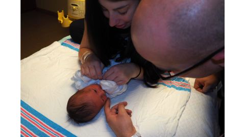 Megan and Valdo Panzera welcomed their baby boy June 3 in North Haledon, New Jersey.