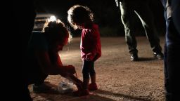 Border Patrol Agents Detain Migrants Near US-Mexico Border MISSION, TX - JUNE 12: U.S. Border Patrol agents take into custody a father and son from Honduras near the U.S.-Mexico border on June 12, 2018 near Mission, Texas. The asylum seekers were then sent to a U.S. Customs and Border Protection (CBP) processing center for possible separation. U.S. border authorities are executing the Trump administration's zero tolerance policy towards undocumented immigrants. U.S. Attorney General Jeff Sessions also said that domestic and gang violence in immigrants' country of origin would no longer qualify them for political-asylum status. (Photo by John Moore/Getty Images)