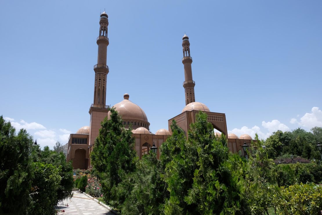 Kabul's historic Abdul Rahman Mosque served as a gathering ground for the peace marchers to meet with local supporters, political officials who wanted to express their support and media documenting their arrival in the capital.