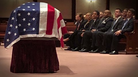 LeValley was buried in a military ceremony at Quantico National Cemetery on Friday.