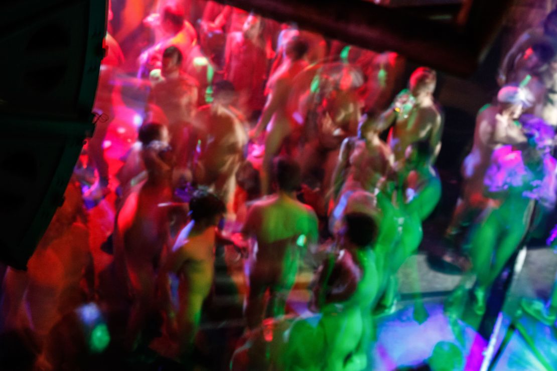 Parisians can attend nudist clubbing nights.