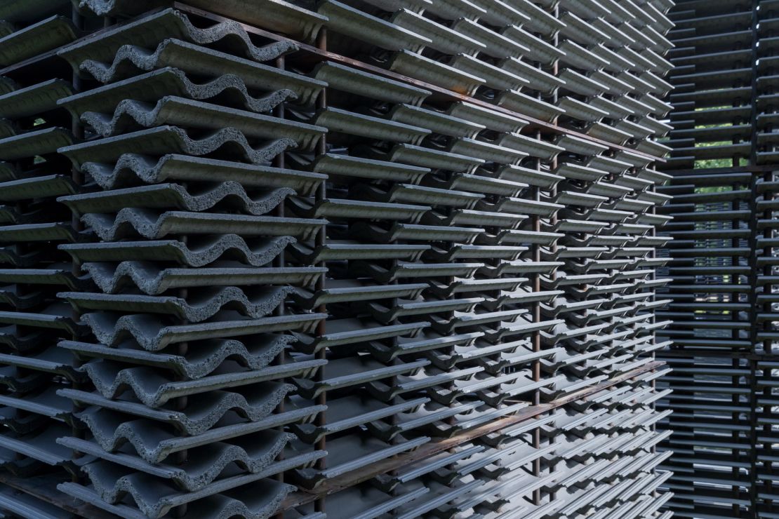 Serpentine Pavilion 2018, designed by Frida Escobedo, Serpentine Gallery, London (15 June -- 7 October 2018) (c) Frida Escobedo, Taller de Arquitectura. Photography: Iwan Baan