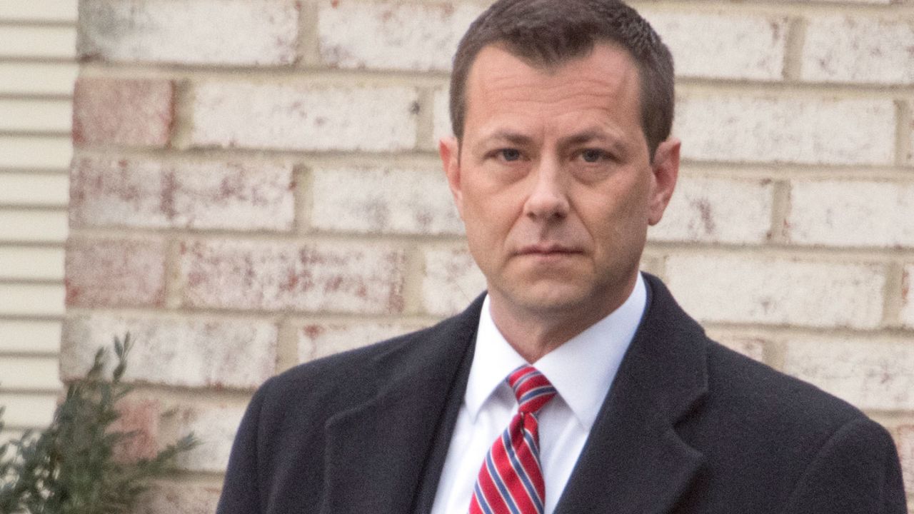 FBI Agent Peter Strzok, who exchanged 375 text messages with Department of Justice attorney Lisa Page that led to his removal from special counsel Robert Mueller's probe into ties between the Trump campaign and the Kremlin's efforts to interfere in the U.S. election last summer, photographed outside his home in Fairfax, Virginia on Wednesday, January 3, 2018. Credit: Ron Sachs / CNP (RESTRICTION: NO New York or New Jersey Newspapers or newspapers within a 75 mile radius of any part of New York, New York, including without limitation the New York Daily News, The New York Times, and Newsday.) Photo by: Ron Sachs/picture-alliance/dpa/AP Images