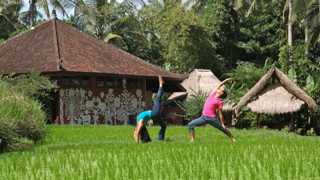<strong>The Yoga Barn, Ubud, Bali: </strong> A paradise for dedicated yogis, this yoga spot holds studios that overlook the town's idyllic countryside, with 15 classes a day, from relaxing yin to dynamic power flow. 