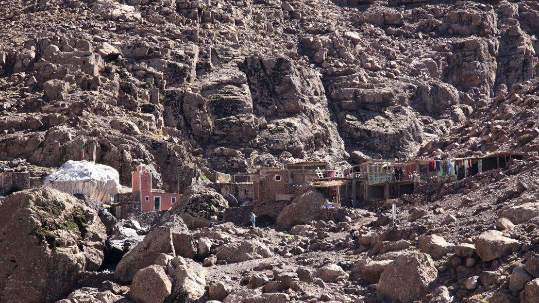 Sidi Chamharouch -- a tiny settlement built around a Muslim shrine.