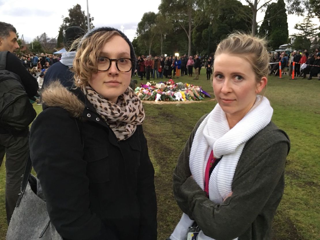 Sophie Joske, 25, and Emily Carr, 29, told CNn they felt a mix of trauma and rage over the murder of Eurydice Dixon.