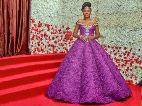 Nollywood actress Omoni Oboli wore the Nigerian Elegante by Tiannah label at the premiere. 