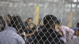 Customs and Border Patrol released five pictures from inside the McAllen, Texas detention facility. In using these pictures, CNN networks need to state that though media was able to tour the facility earlier today, they were barred from shooting any pictures or video, CPD cited ìprivacyî concerns as the reason.