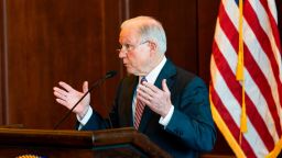 Attorney General Jeff Sessions delivers remarks on immigration and law enforcement actions on at Lackawanna College June 15, 2018 in Scranton, Pennsylvania. (Photo by Jessica Kourkounis/Getty Images)