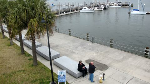 This 2015 photo shows the location where Gadsden's Wharf once stood 