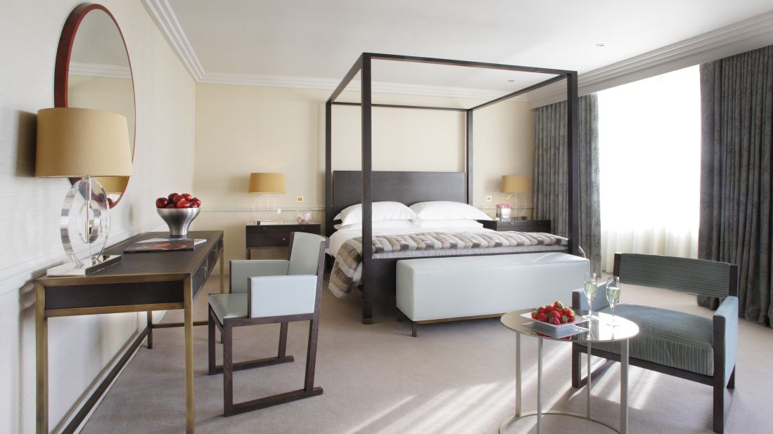 <strong>The Westbury:</strong> You can enjoy this quiet and refined studio suite and be just steps away from Grafton Street shopping. Click through the gallery for more hotels in Dublin.