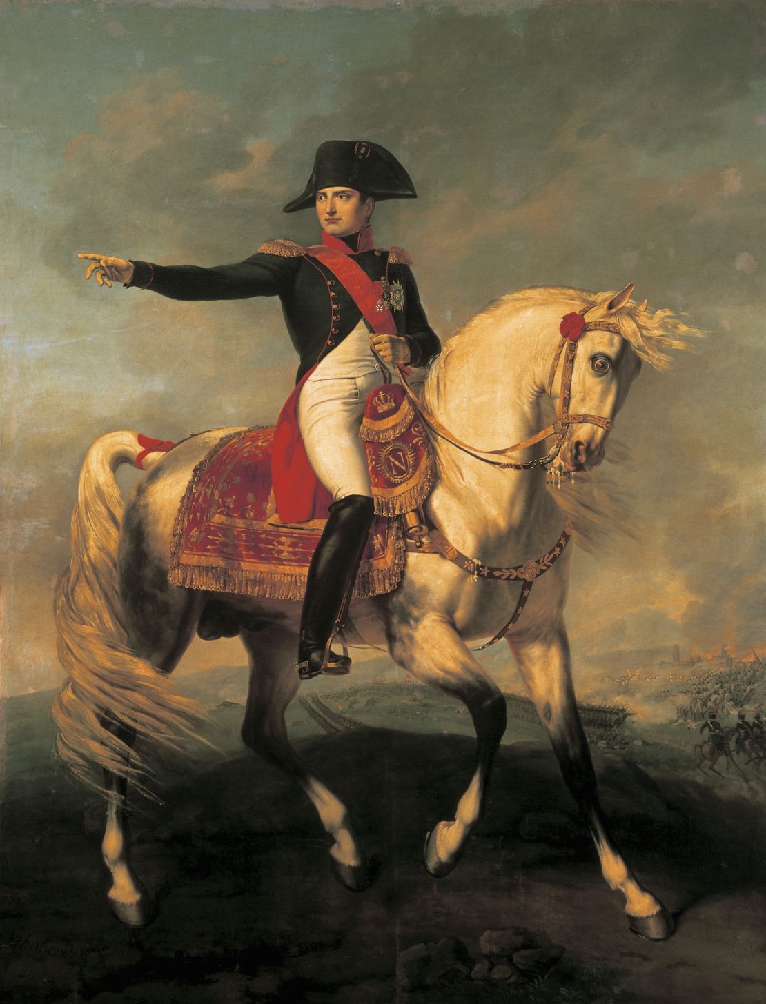 A portrait of Napoleon from  1810. 