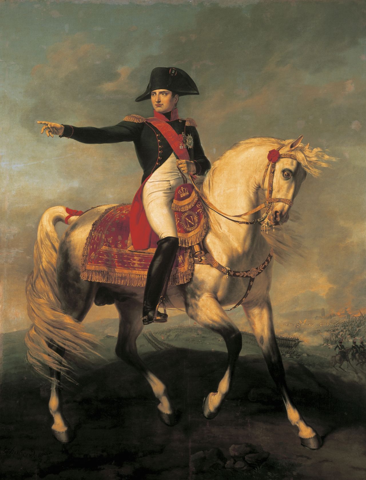 A portrait of Napoleon from  1810. 