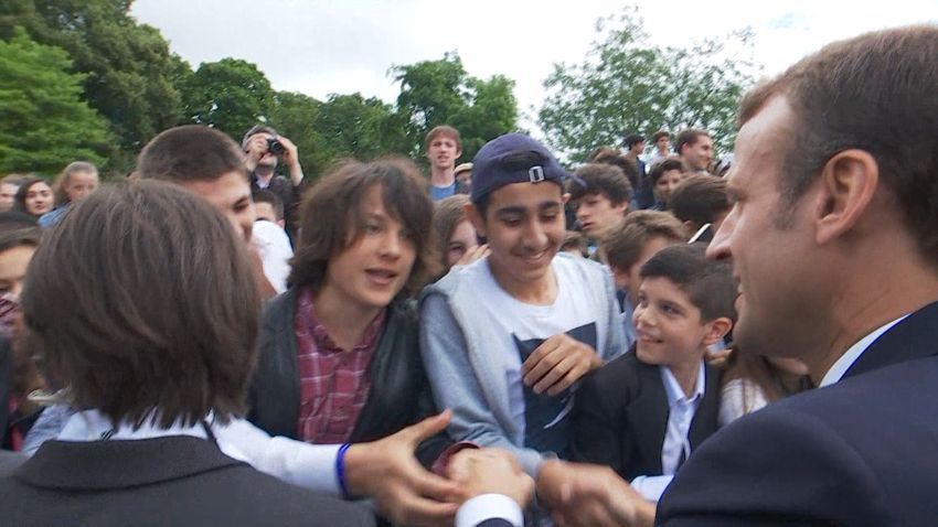 macron teenager