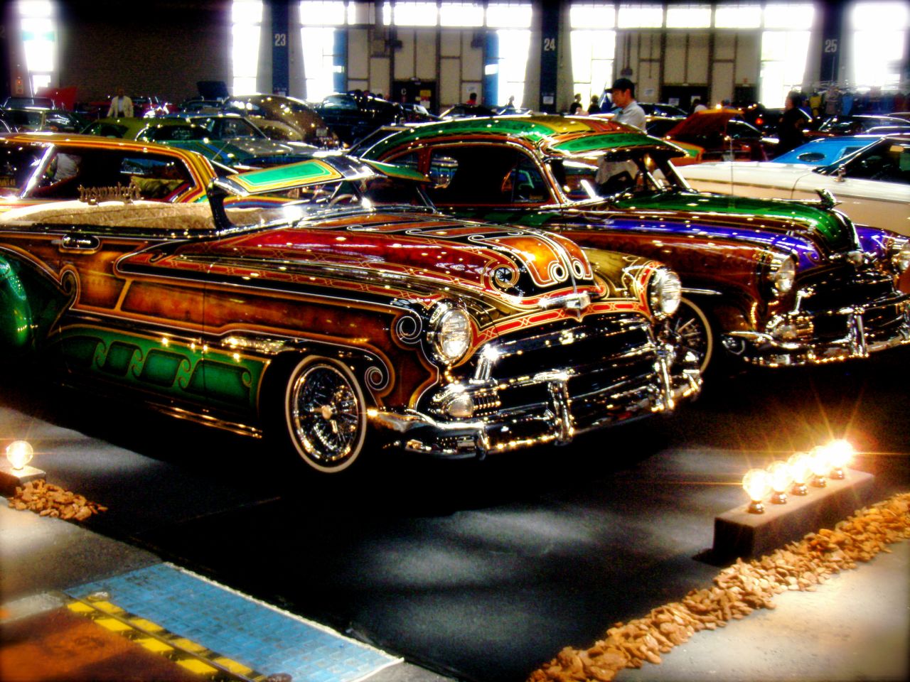 Show time. A lowrider convention in Japan.