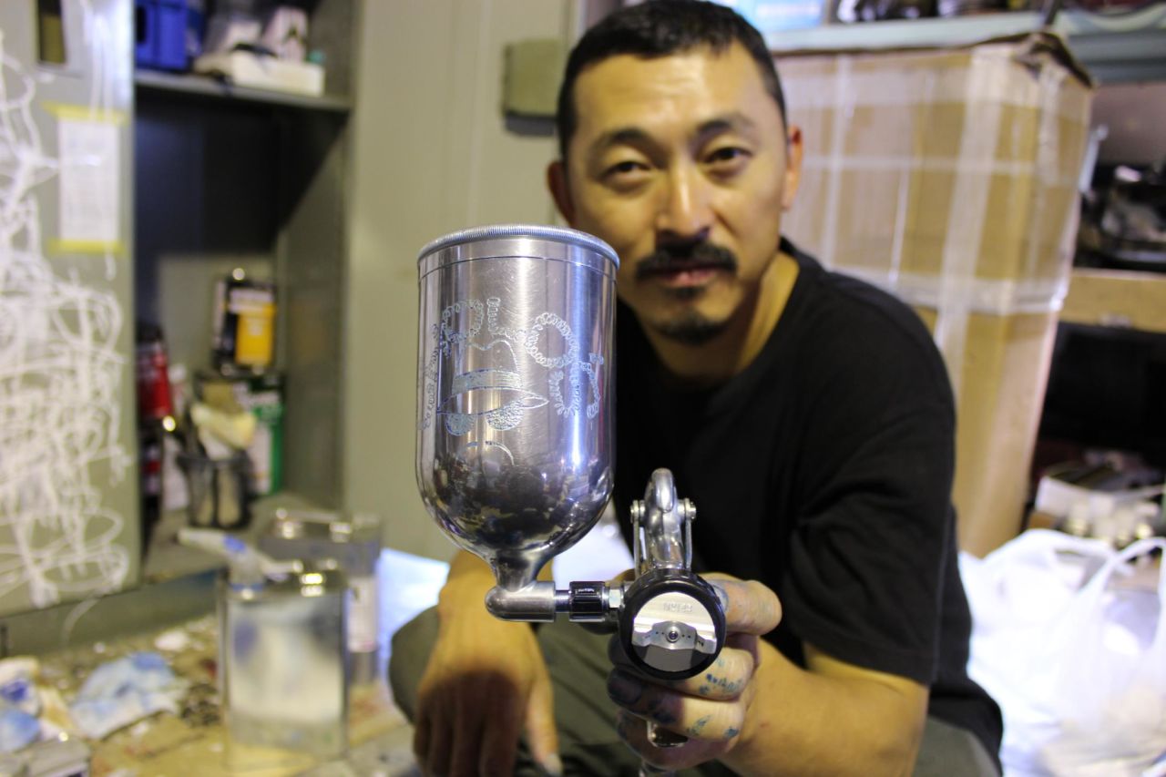 "There's the pleasure that comes with driving a cruiser but also the excitement that goes with customization," said Pharoahs member Hisashi Ushida.