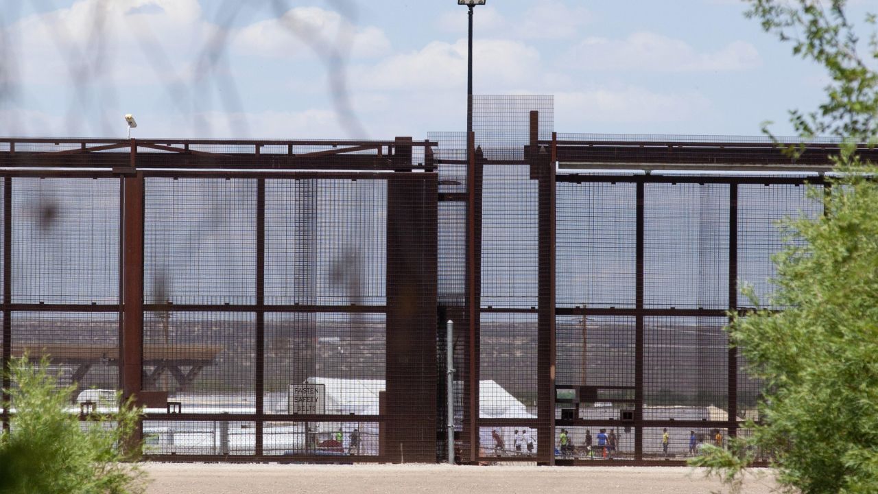 The gates of the shelter.