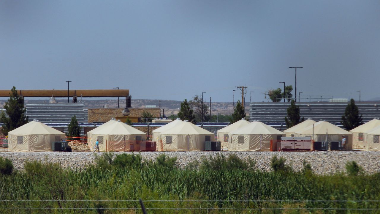 The "soft-sided structures" -- also known as "semipermanent structures" -- at the temporary shelter will have cooling and heating systems, doors and floor, according to Department of Health and Human Services spokesman Kenneth Wolfe.