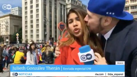 Julieth González Therán was assaulted while reporting on the World Cup in Russia.