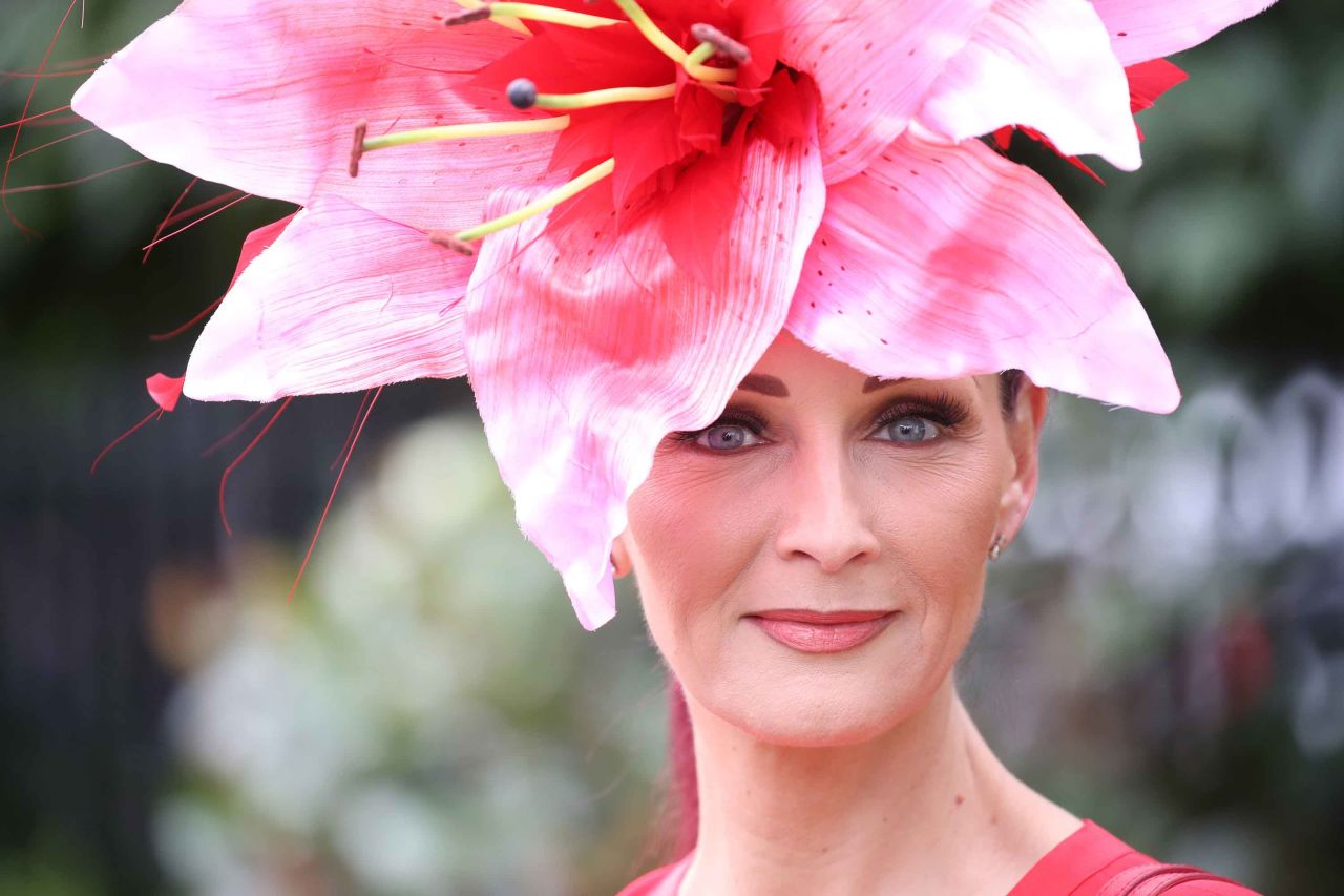 The event is known for being a great place to people watch and admire the many flamboyant choices of headwear.