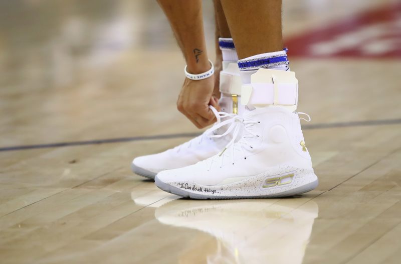 curry shoes with bible verse