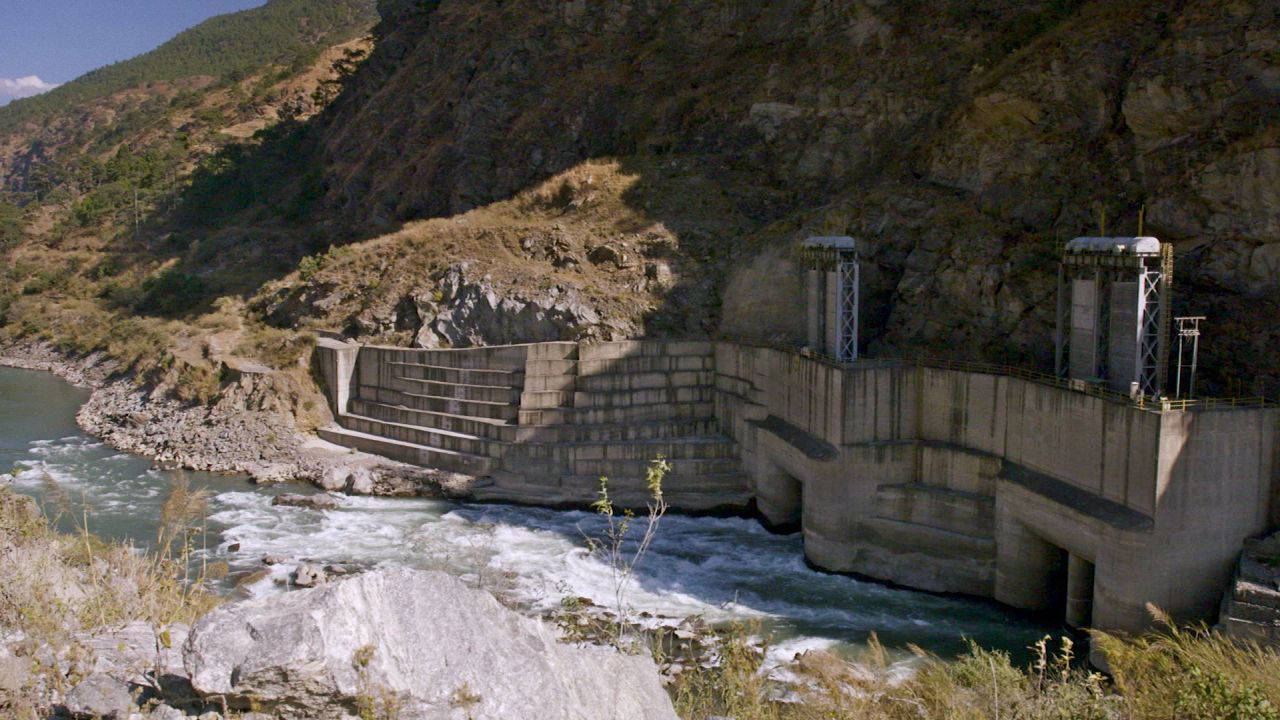 Bhutan generates hydropower from its mountain streams.