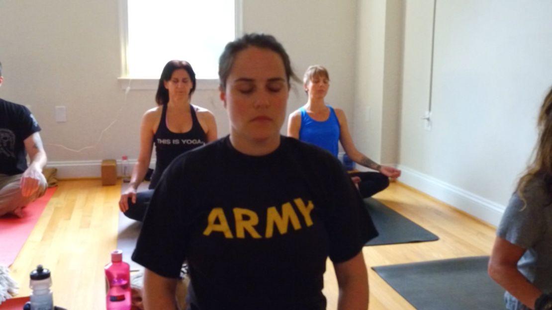 VEToga is a yoga program designed to build a military community around a shared yoga practice. 