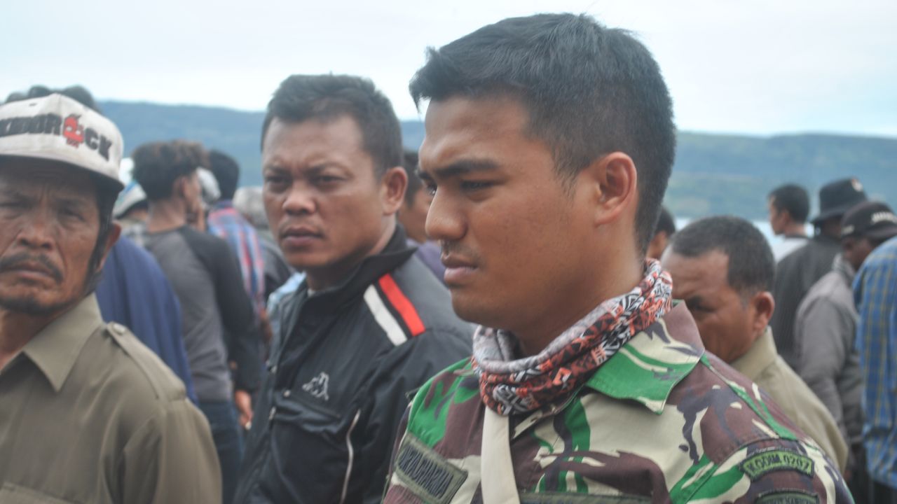 First Sergeant Surya Dharma was one of the first military personnel on the scene at Lake Toba.