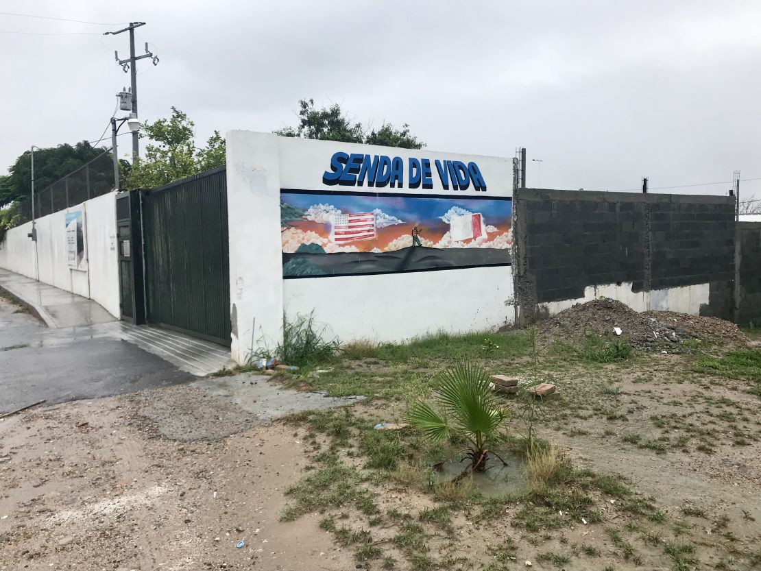 The Senda de Vida shelter in Reynosa, Mexico, housed about 50 migrants on Wednesday. 