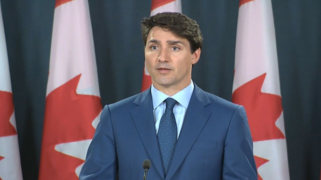 Justin Trudeau Press Conference SCREENGRAB