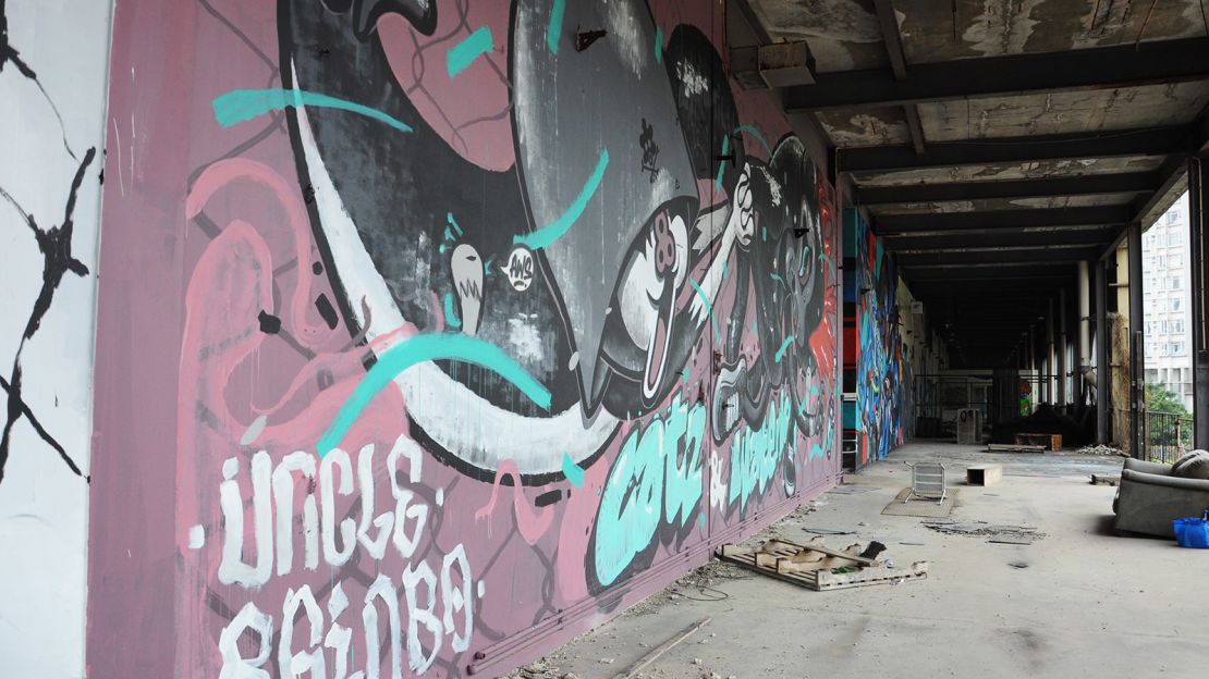 Once the largest desalting plant in the world, the disused factory is now a paradise for street artists.