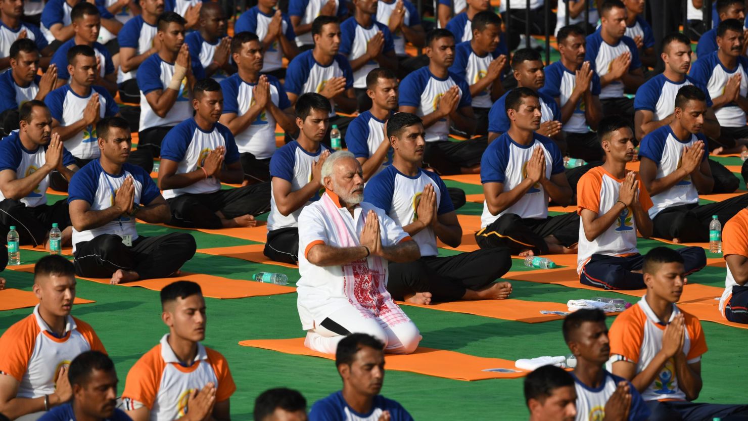 Om-washing': Why Modi's yoga day pose is deceptive