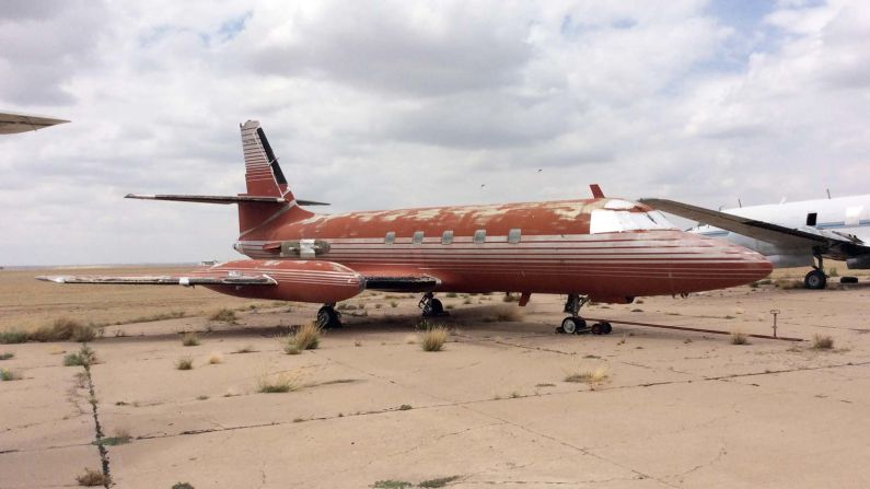 <strong>Rock 'n' roll history: </strong>A 1962 Lockheed JetStar 1329 once owned by Elvis Presley is for sale via online auction site <a href="index.php?page=&url=http%3A%2F%2Feu.ironplanet.com%2Ffor-sale%2FAircraft-1962-Lockheed-Jetstar-1329-Jet-Elvis-Presley-Previous-Owner-New-Mexico%2F1477613%3Fh%3D5000%252Cc%257C1220%252Csm%257C0%252Cms%257CM%252Cmf%257C1%26rr%3D0.5%26hitprm%3D%26pnLink%3Dyes%26iprefoh%3Dwww.ironplanet.com" target="_blank" target="_blank">IronPlanet</a>. 