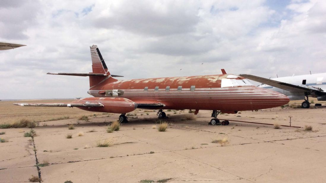 <strong>Rock 'n' roll history: </strong>A 1962 Lockheed JetStar 1329 once owned by Elvis Presley is for sale via online auction site <a href="http://eu.ironplanet.com/for-sale/Aircraft-1962-Lockheed-Jetstar-1329-Jet-Elvis-Presley-Previous-Owner-New-Mexico/1477613?h=5000%2Cc%7C1220%2Csm%7C0%2Cms%7CM%2Cmf%7C1&rr=0.5&hitprm=&pnLink=yes&iprefoh=www.ironplanet.com" target="_blank" target="_blank">IronPlanet</a>. 
