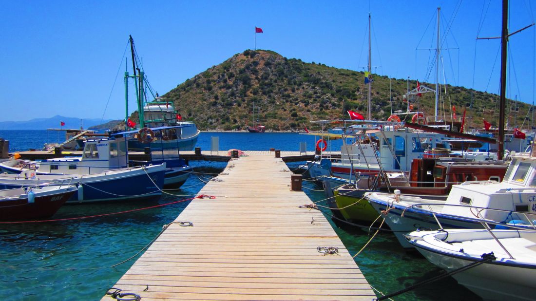 <strong>Turkey: </strong> There are quaint harbors such as Gumusluk (pictured), small bays with wooden jetties fronting local restaurants such as Cokertme or the coves of Gocek, and remote inlets such as Amazon Creek with an idyllic, away-from-it-all feel.